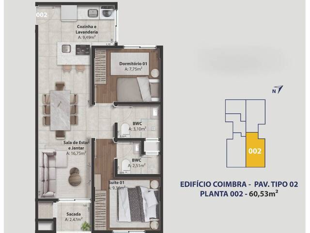 #381 - Apartamento para Venda em Chapecó - SC - 2