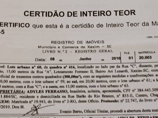 Área para Venda em Xaxim - 4